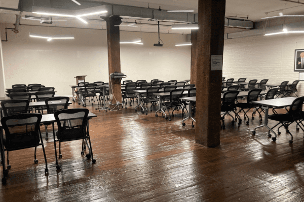 an empty TEI classroom